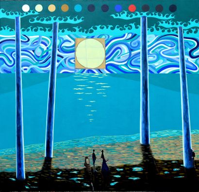 Transcending Shadows 4 - A Paintings Artwork by Pedro  Ramalho