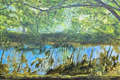 Vista sul fiume - a Paint Artowrk by Gregor Pratneker
