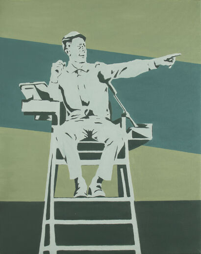 Chair Umpire - a Paint Artowrk by Mauro Baio