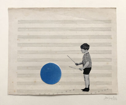 Bang a Gong - A Paint Artwork by Alice Serafino