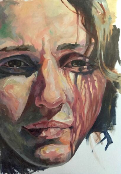 Self Portrait - a Paint Artowrk by Emmanuelle Rinen