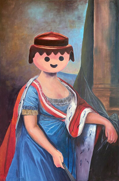 Queen Carlota Joaquina - A Paint Artwork by Cazanga