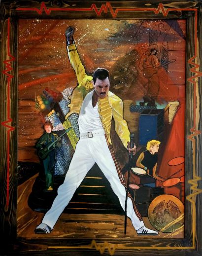 Queen who wants to live forever - a Paintings Artwork by Alexander Dakers (ZanderArtwork)