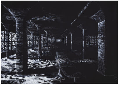 KOLBENSPACE 4 - a Paint Artowrk by Terezie Kusbach Kolářová