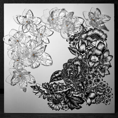 Floral Study (May 2021) - a Sculpture & Installation Artowrk by Galla Theodosis