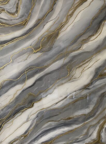 Marble lines - a Paint Artowrk by Ana Maksi