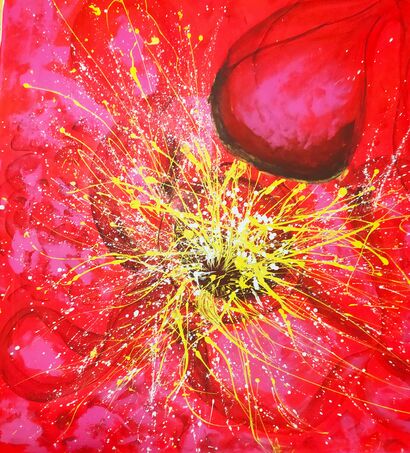 Adrenaline explosion - A Paint Artwork by George Houndalas
