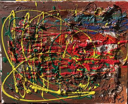 Composition of Feelings - a Paint Artowrk by Ivonne Garate Urtubia