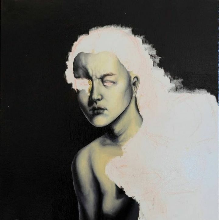 Sogno di una iena blu - a Paintings by Fausta Pellegrino