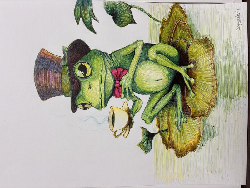 La hora del té  - a Art Design by Lenin Rosgod