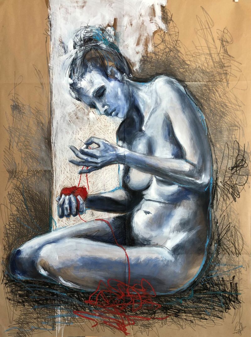 Rammendare (tutto l'amore e tutto il dolore) - a Paint by Martina Dalla Stella
