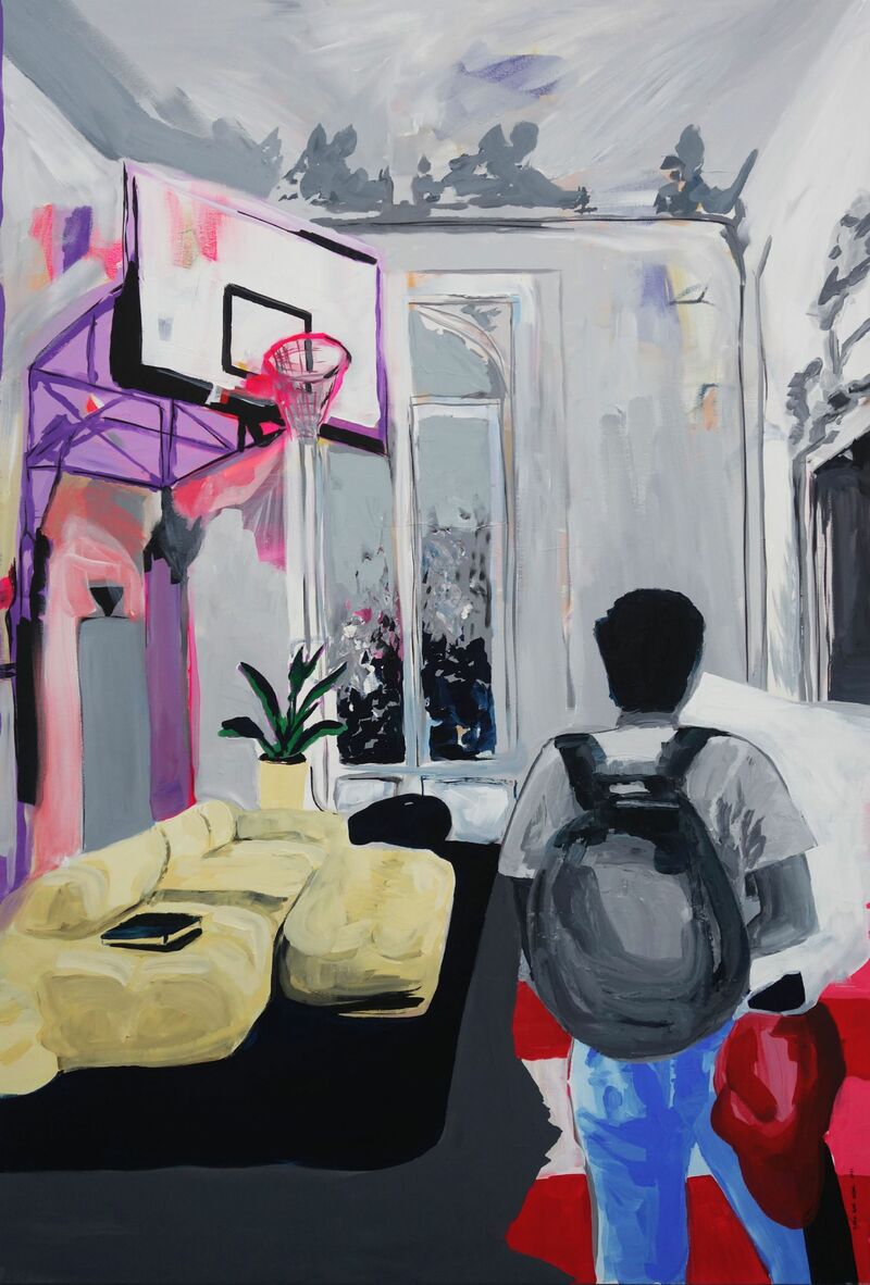 Frozen in place - a Paintings by Maria José Falcão da Silva Caiado Cabral Maria Cabral
