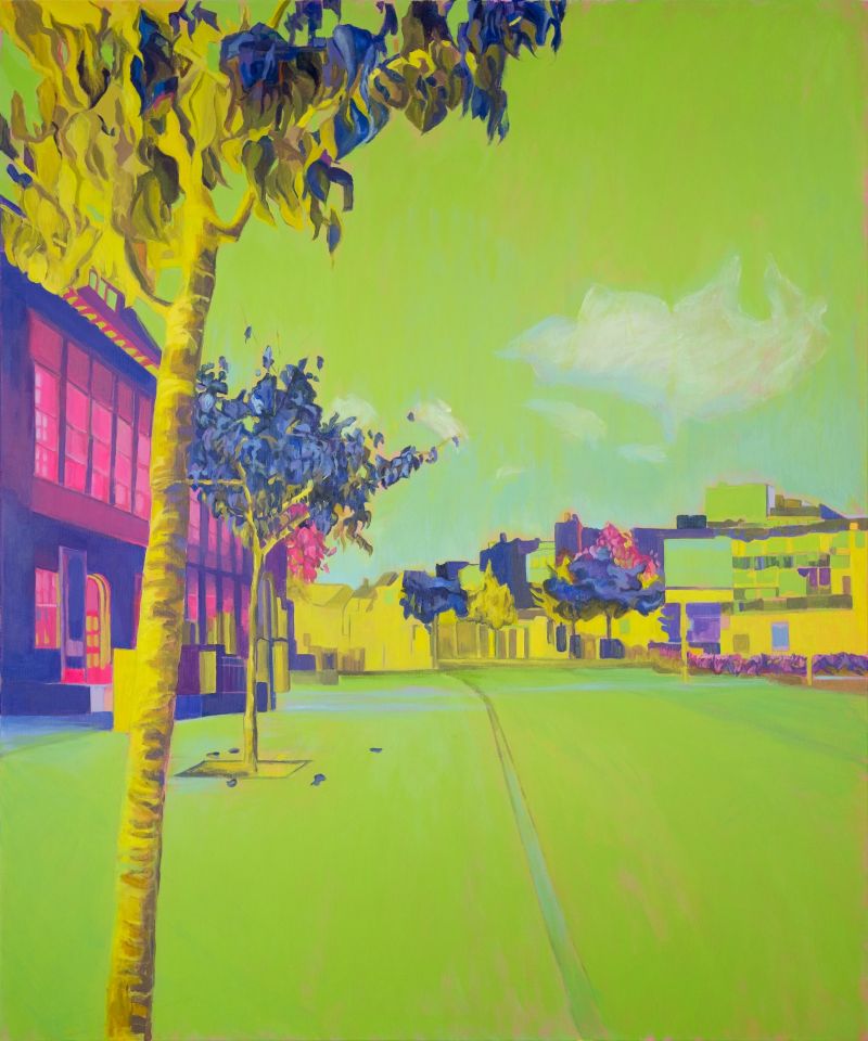 Ariënsplein - a Paintings by Tara Haghi