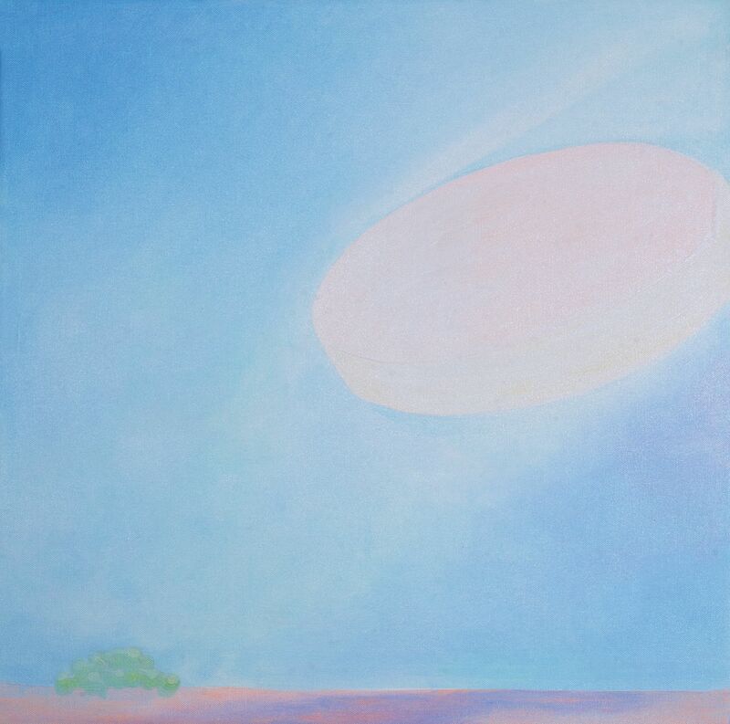 sun is landing - a Paint by suresh babu maddilety