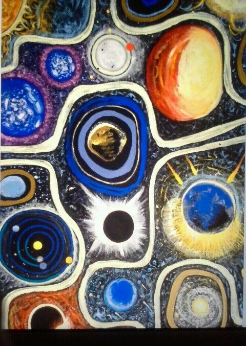 Universo - a Paint by Isabell von Piotrowski