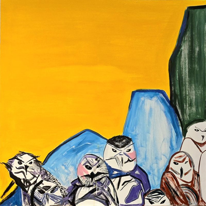 The Highlanders - a Paintings by Andr Kart