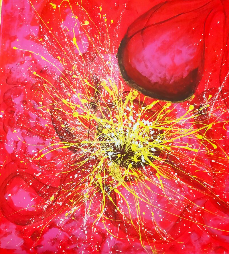 Adrenaline explosion - a Paint by George Houndalas