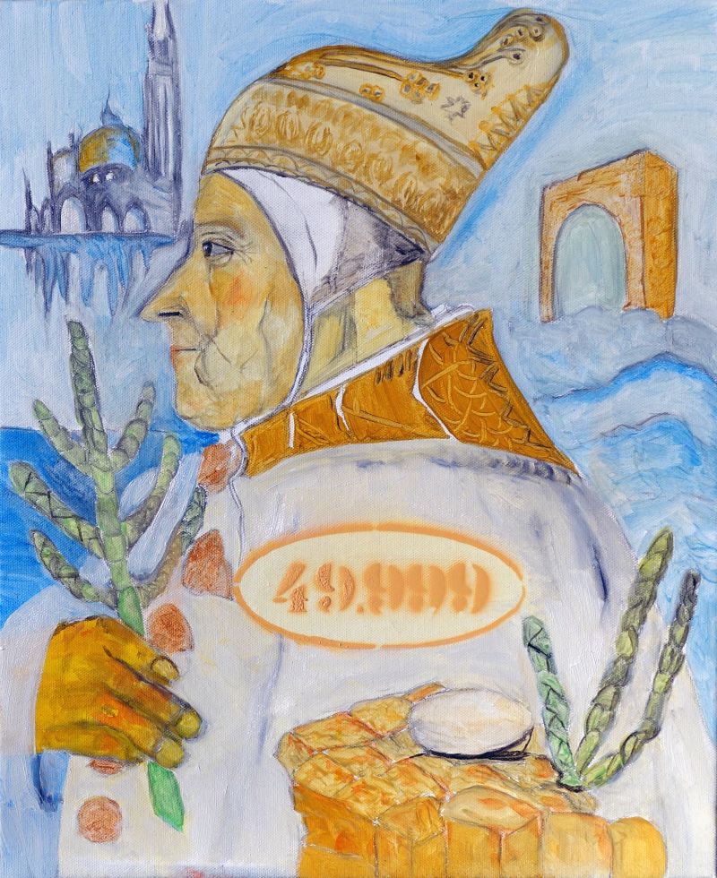 49.999 SALIVENI (Salicornia veneta ) - a Paintings by Mateus-Berr Ruth