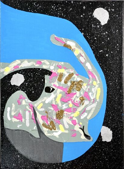 Elephant Family - a Paint Artowrk by HsunArt