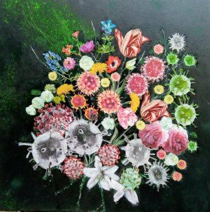 Fleur du Mal - a Paint Artowrk by Atelier Lilikuss