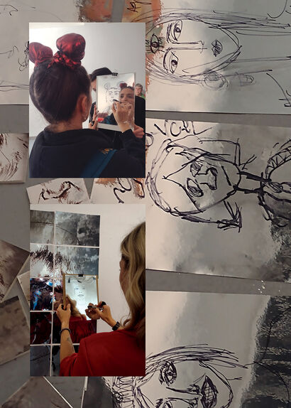 (NO)ORDINARY PEOPLE & PLACES 5 - a Paint Artowrk by EVA TENEVA-ZAIKOFF