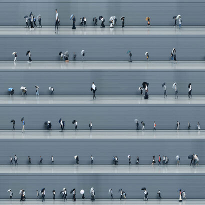 Tokyo Summer Storm #3 - a Photographic Art Artowrk by Richard P Jones