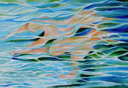 Nuotatori - A Paint Artwork by Valemorea