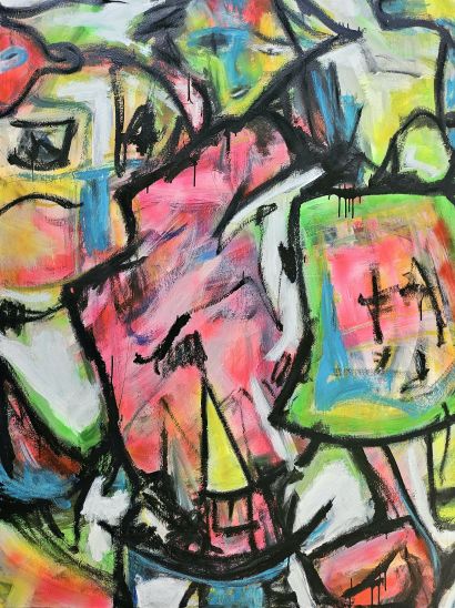 La Vamp est un oiseau rare ( The Vamp Is a Rare Bird ) - a Paintings Artwork by Sof