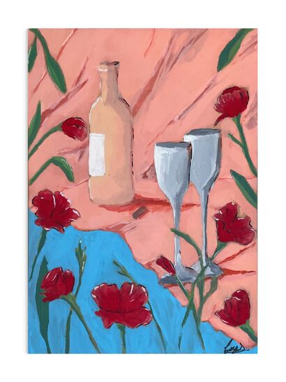 Célébration  - A Paint Artwork by Colombe Oliveira Joao