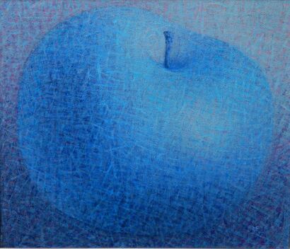 Blue apples - A Paint Artwork by Muntean Floare