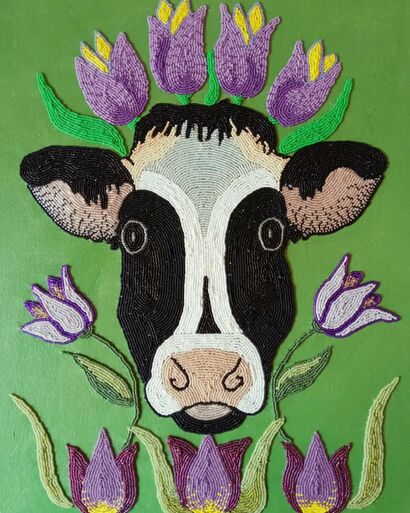Cow III, Transhumance Series - a Art Design Artowrk by Corinna Wollf