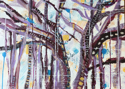 Radici aeree, studio1 - a Paint Artowrk by Biancodizinco art
