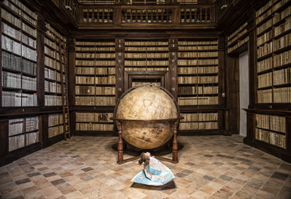 “The world was all in that room, she was home” (Mappamondo Room, Priori\'s Palace of Fermo) from the series \