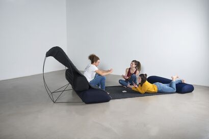 Isiqu, the hybrid sofa - a Art Design Artowrk by Lila Demarcq