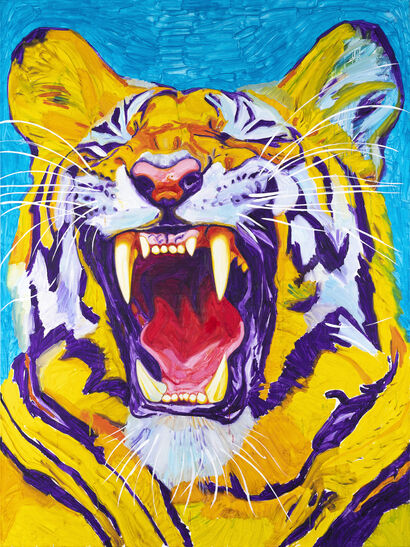 TIGER - A Paint Artwork by Taigo Meireles