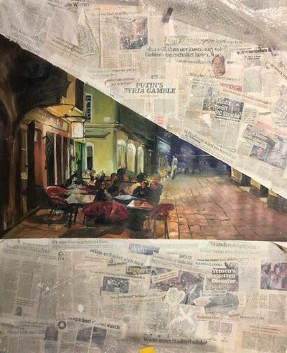 What´s the news - a Paint Artowrk by Judit Flamich