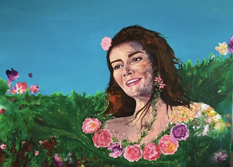 Rooted in Bloom - a Paintings by Shabnam Tabatabaei