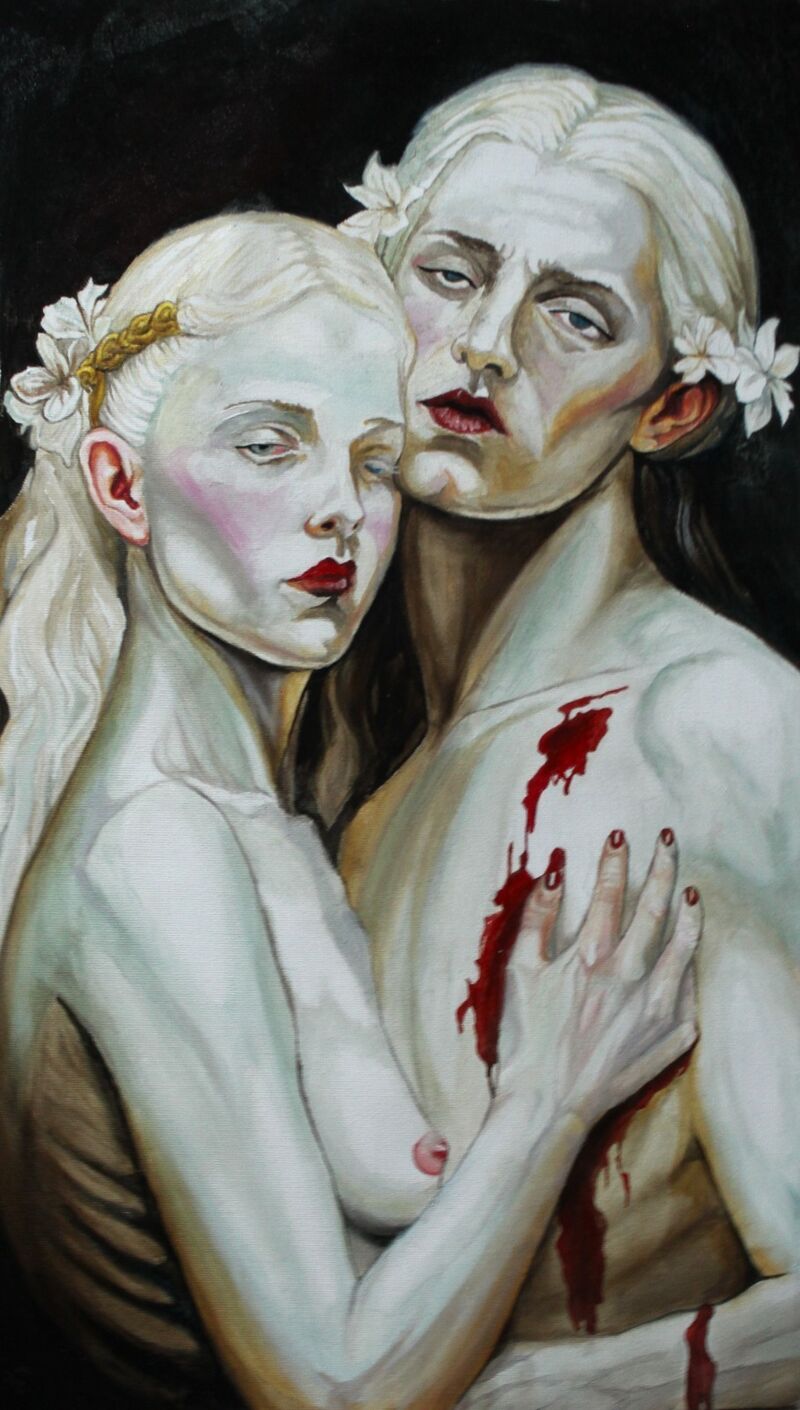 Paolo et Francesca - a Paint by Jimmy Richter