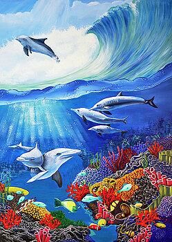 Jump of joy - a Paintings by Joseline Caceres