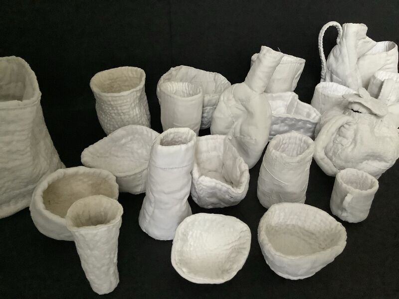 Soft Quiet Vessels - a Sculpture & Installation by Rachel  Pearcey