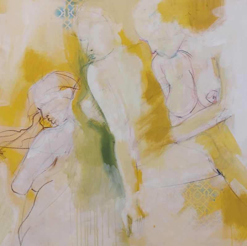 “Sisters of Light” - a Paintings by FUKA