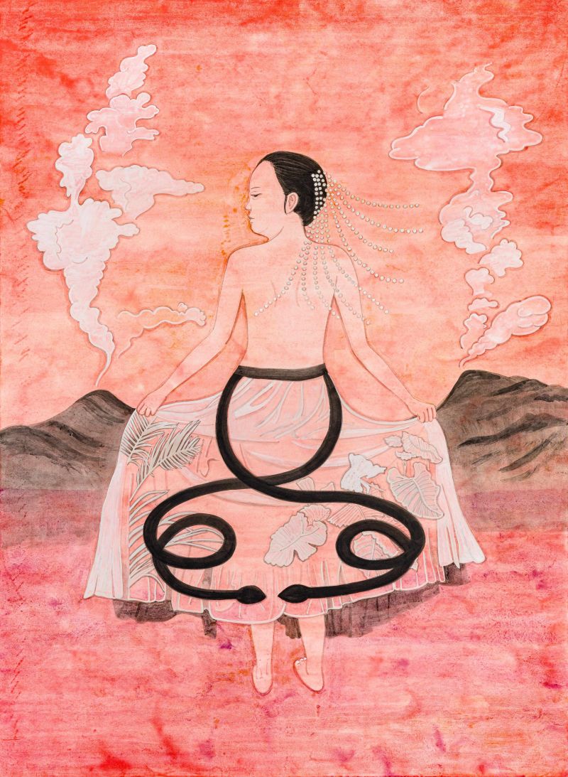 Dance with Serpent - a Paintings by Wei Lu