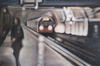 I\'m waiting - a Paint Artowrk by Salvatore Sferrazza