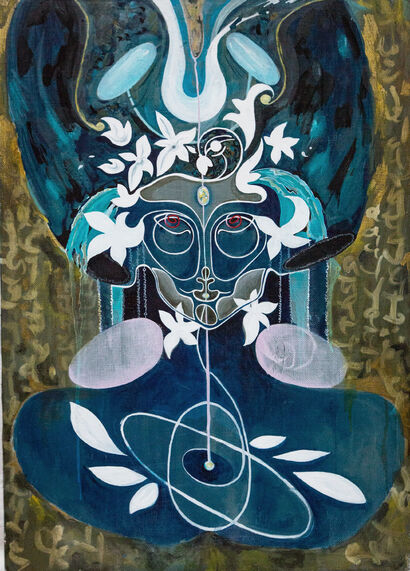 Blue Tara - a Paint Artowrk by Margo