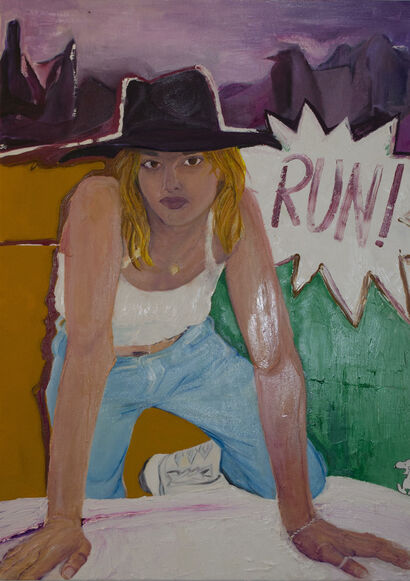 RUN - a Paint Artowrk by Jule