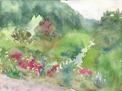 Evening - a Paint Artowrk by Violeta Hristova-Mintcheva