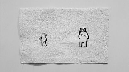 It\'s O.K. to be a woman - a Paint Artowrk by MAŁGORZATA JABŁOŃSKA
