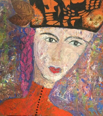 Donna d\'Oriente - a Paint Artowrk by Maria Cristina Cincidda