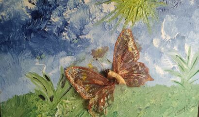 Butterfly\'s freedom - a Paint Artowrk by Bela