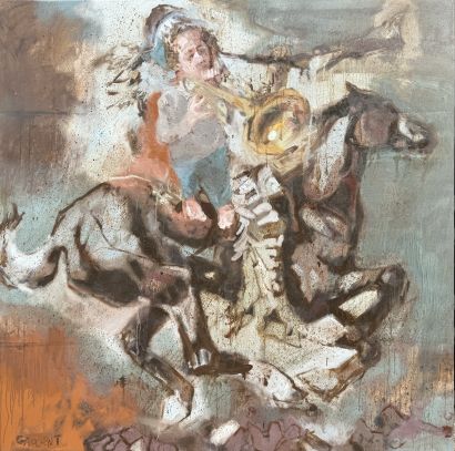 Gallant - a Paintings Artwork by E M Ferrell